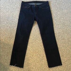 J Brand Women's Dark Blue Straight Leg Jeans